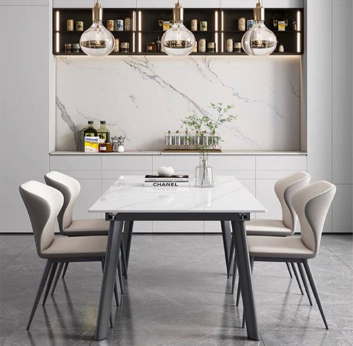 WALTE Modern Extendable Sintered Stone Dining Table 140-200 cm (INSTOCK)