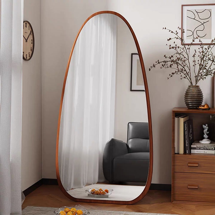 SOL Modern Wood Standing Mirror (INSTOCK)