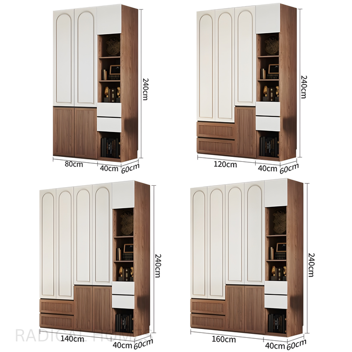 LOUIS Modern Solid Wood Wardrobe