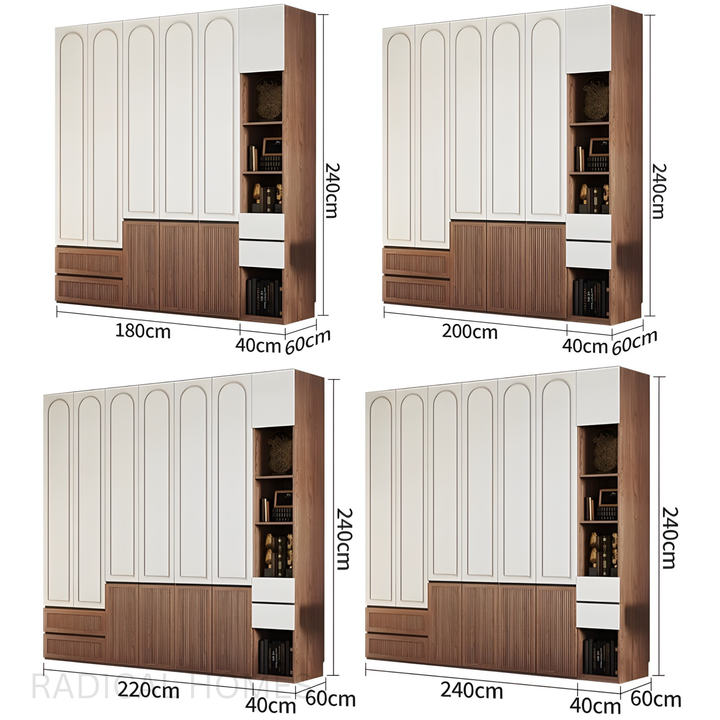 LOUIS Modern Solid Wood Wardrobe