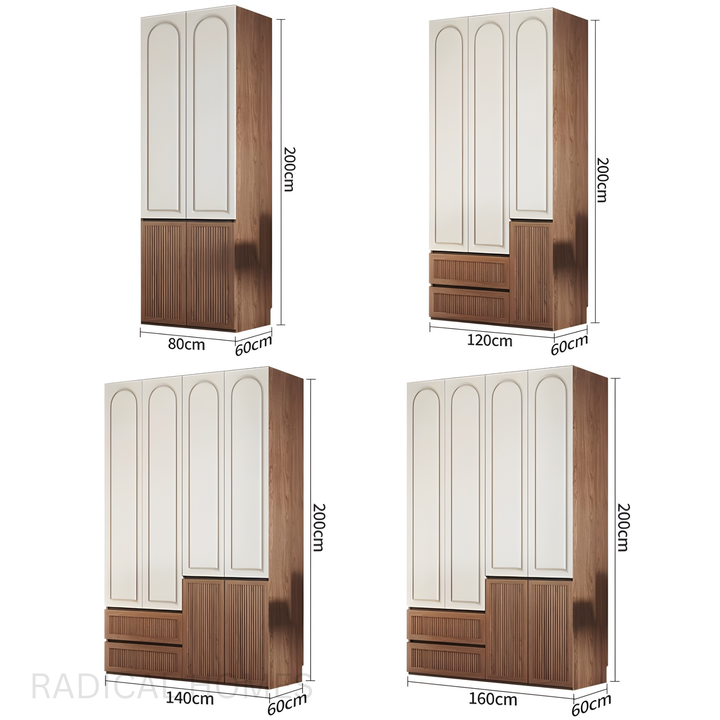 LOUIS Modern Solid Wood Wardrobe