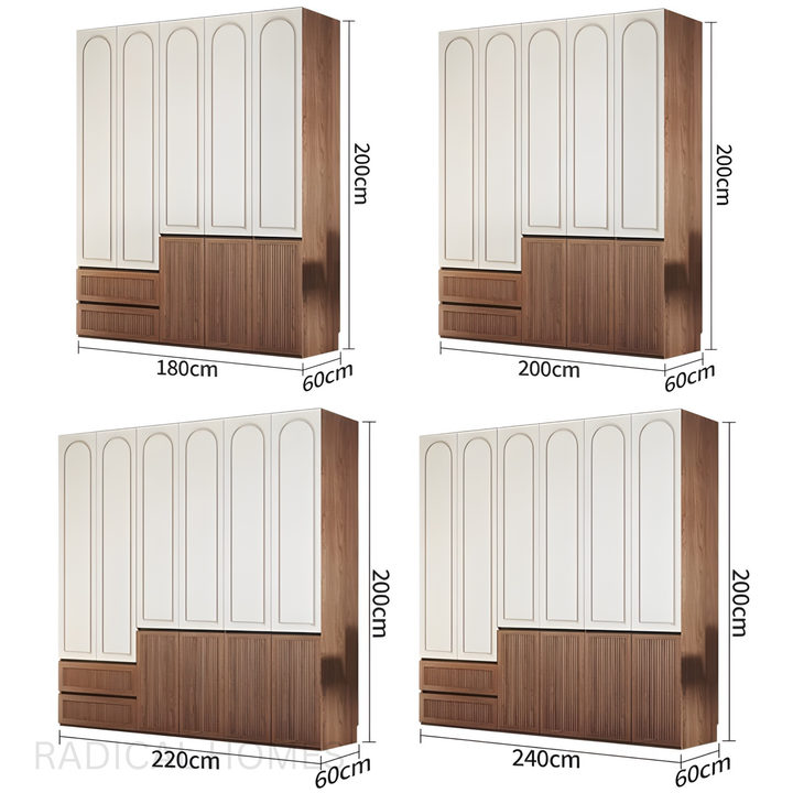 LOUIS Modern Solid Wood Wardrobe