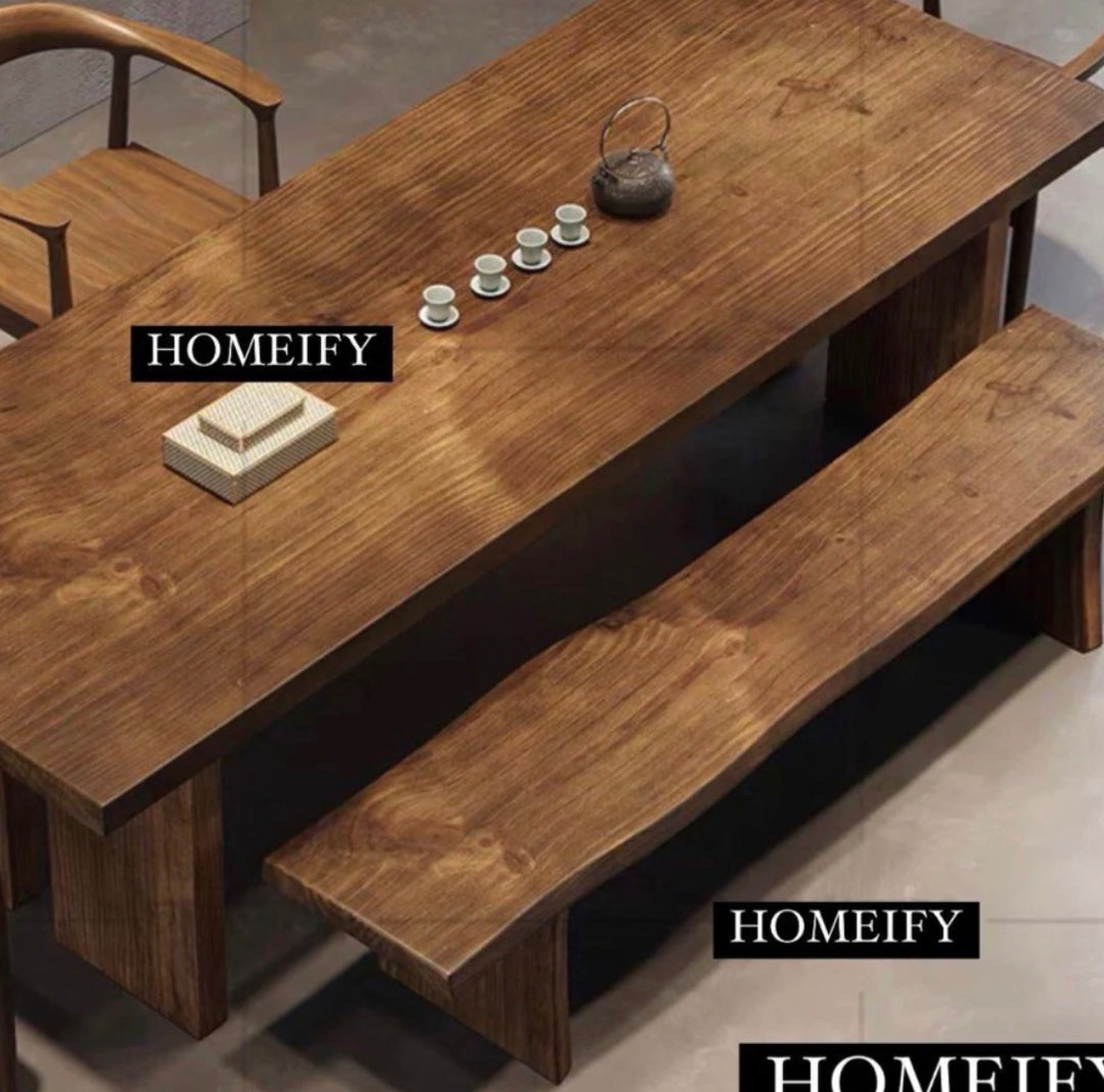 2 x 140 cm bench + 1 x 160 cm table