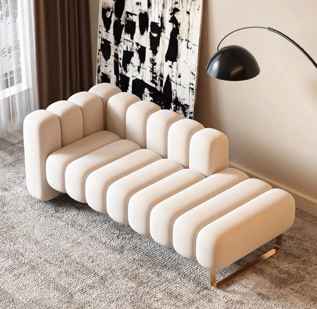 LIBERTY Modern Velvet Ottoman (INSTOCK)