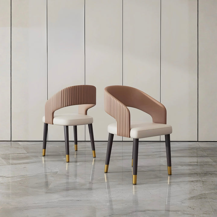 ELARA Modern Leather Dining Chair