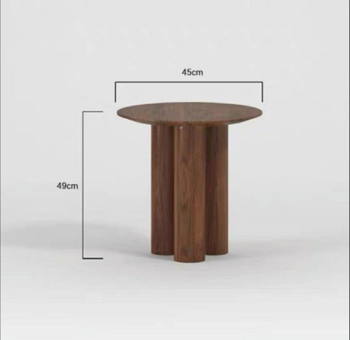 KRYN Rustic Solid Wood Side Table (INSTOCK)