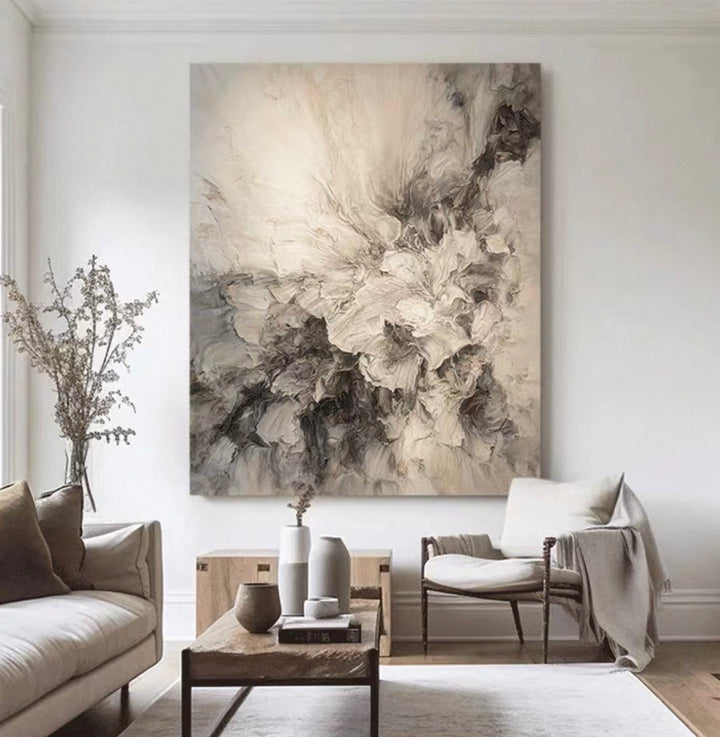YON Hand Painted Blossom Oil Painting