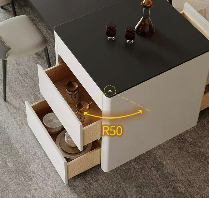 KIRKLAND Modern Island Dining Table