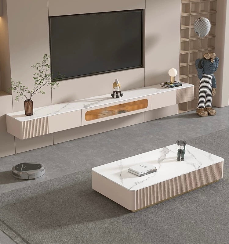 Sintered stone TV Console