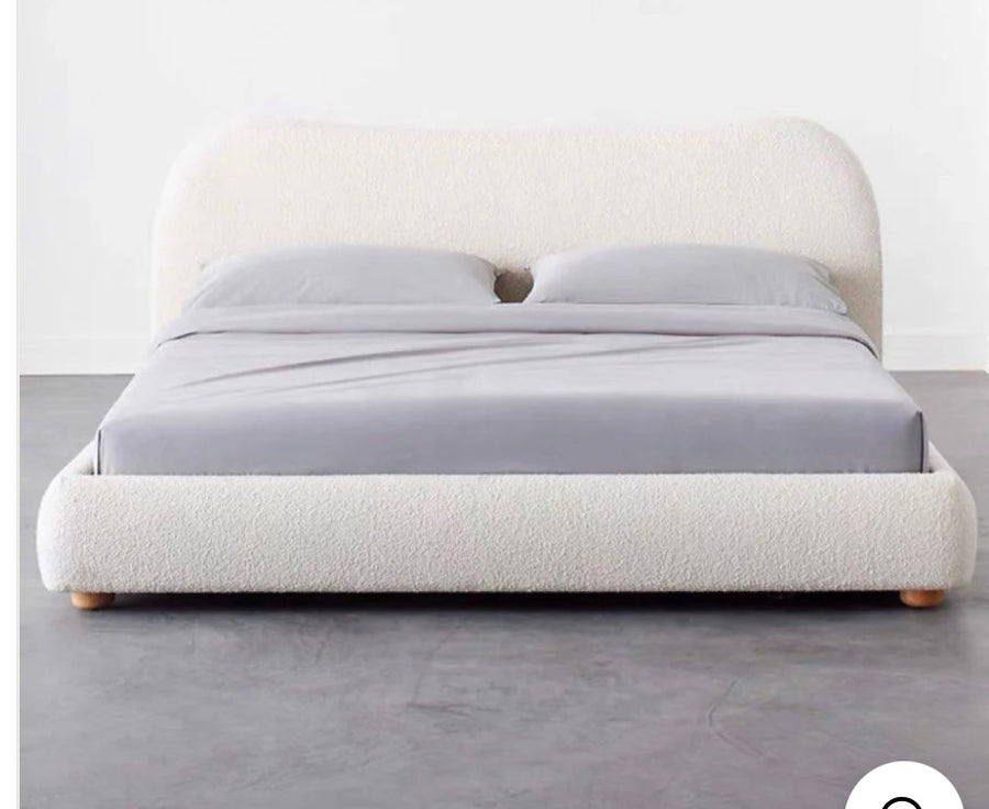 ASTUN BOUCLE BEDFRAME CUSTOM AU KING - Radical Homes Singapore