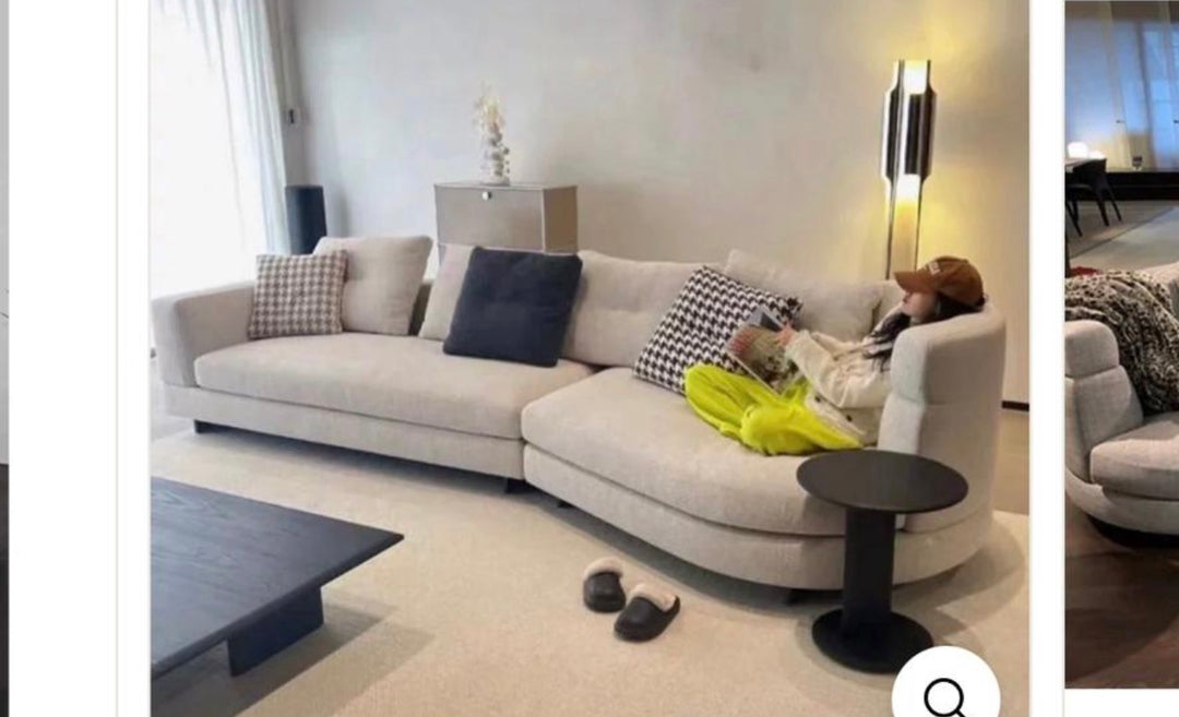 CUSTOM ORDER SOFA L280 x W90 x H60 fabric no 3. - Radical Homes Singapore