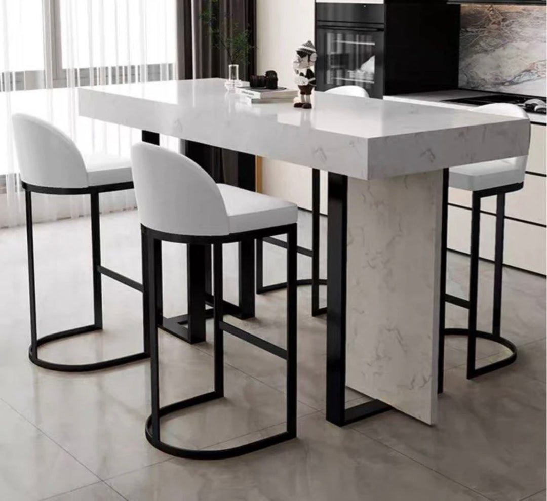 AJEYA  160 x 60 x 100 black 1 piece , HURLEA 65 cm height black 6 pieces - Radical Homes Singapore