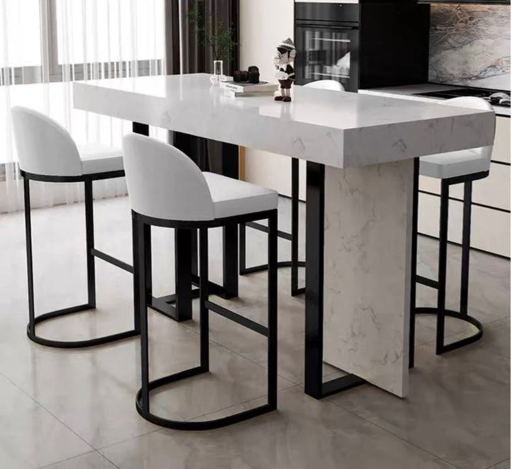 AJEYA  160 x 60 x 100 black 1 piece , HURLEA 65 cm height black 6 pieces - Radical Homes Singapore