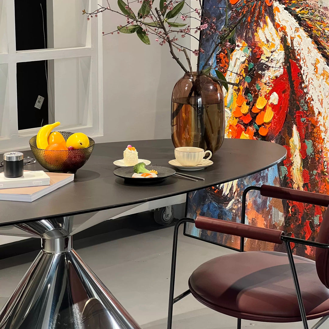 LAMINA Modern Sintered Stone Dining Table - Radical Homes Singapore