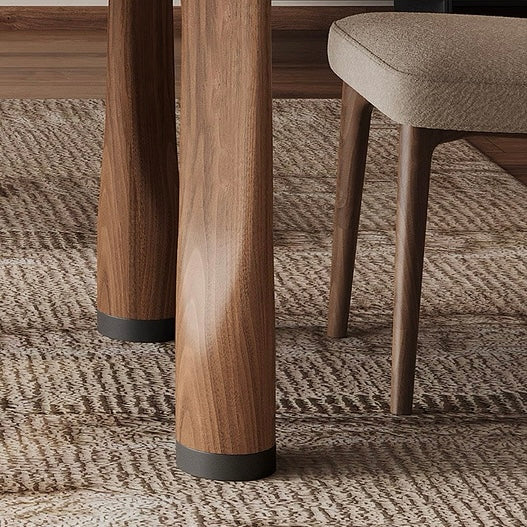 QUINTOS Modern Travertine Dining Table