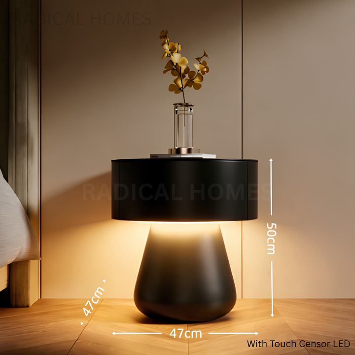 KINO Modern Round Bedside Table