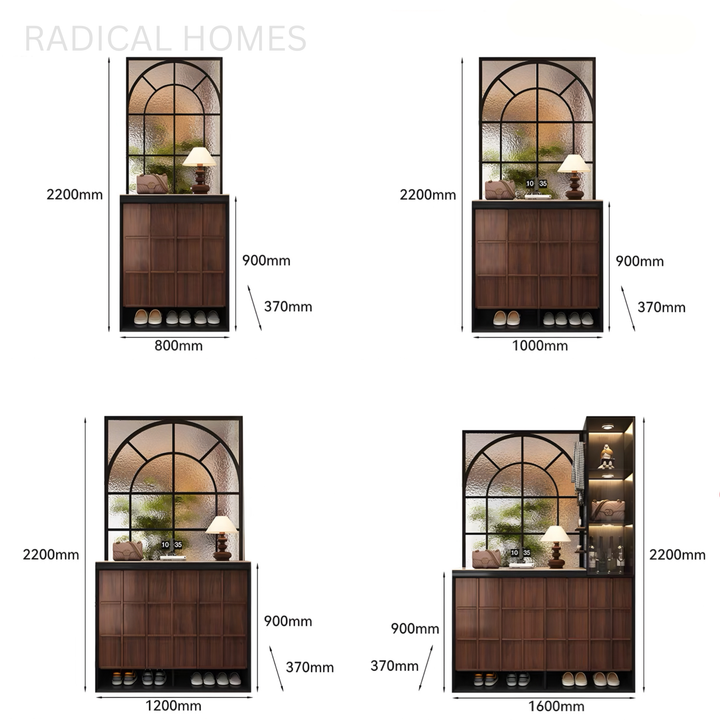 GENOA Modern Entryway Partition Shoe Cabinet