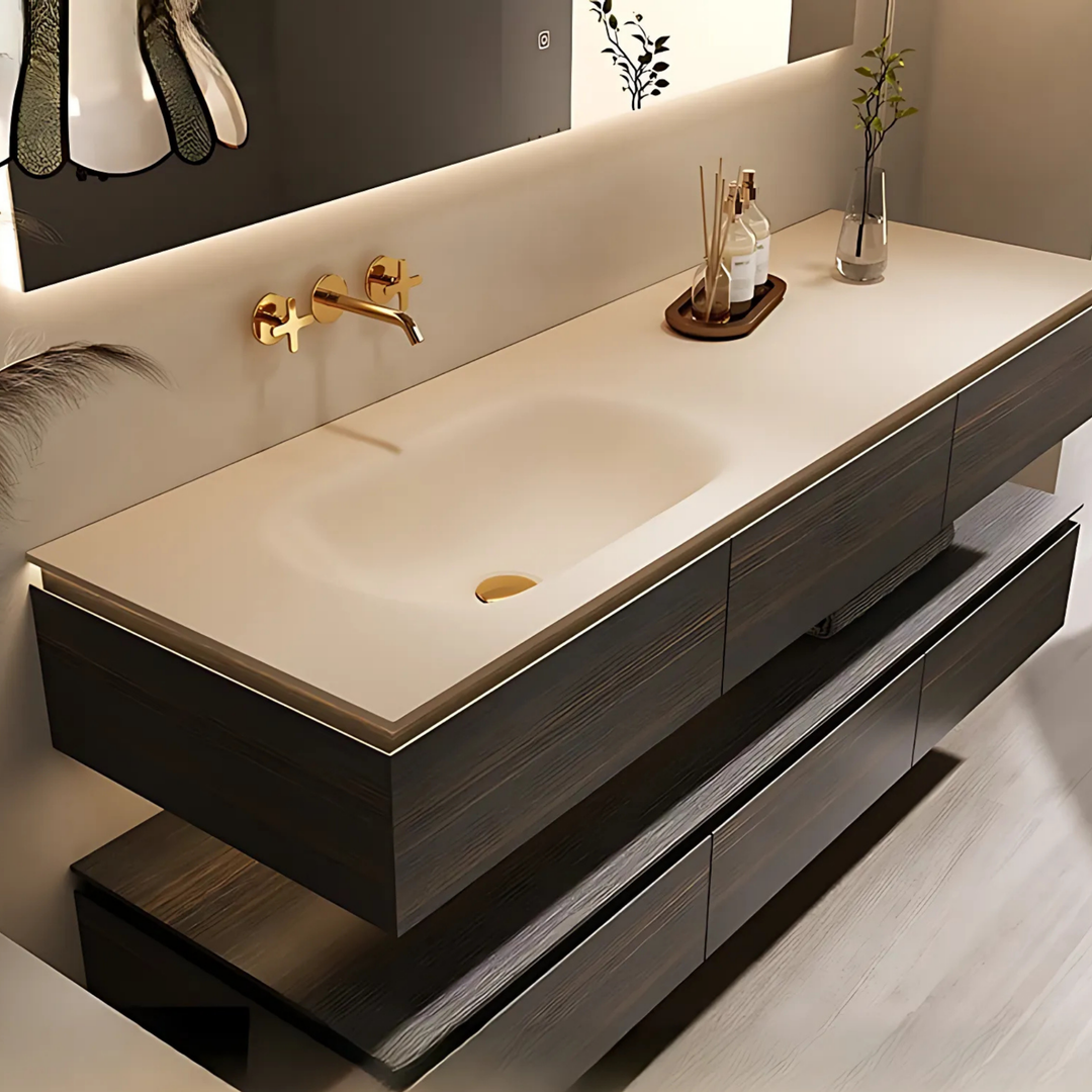 NOIRROCK Modern Sintered Stone Vanity Sink