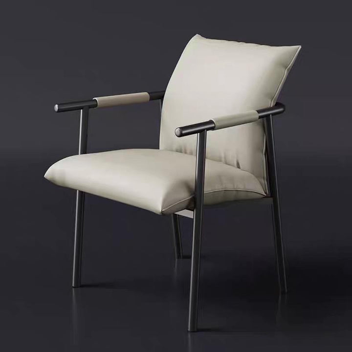 LORENZO Modern Leather Dining Chair - Radical Homes Singapore