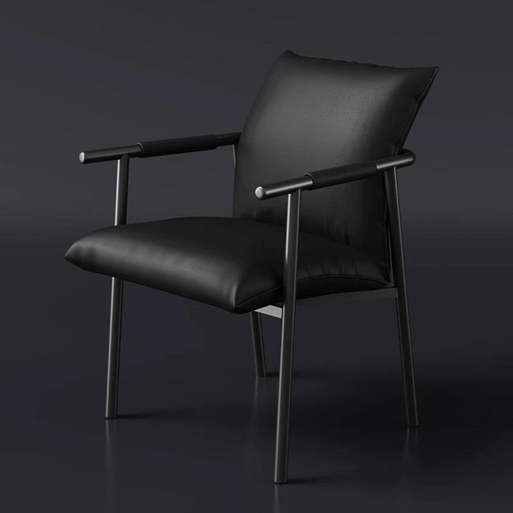LORENZO Modern Leather Dining Chair - Radical Homes Singapore
