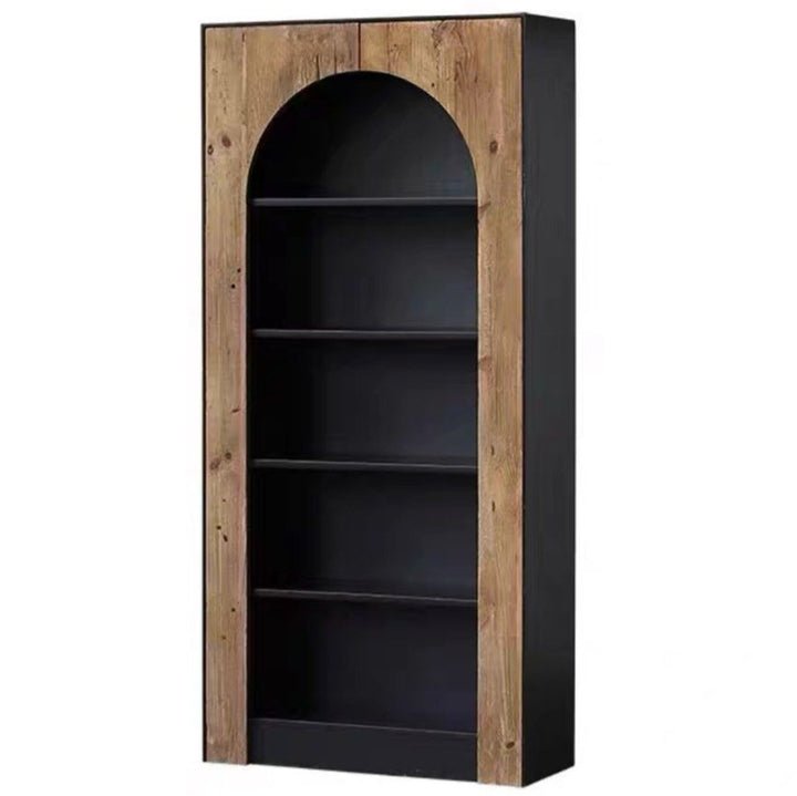 IZABELA Industrial Solid Wood Display Shelf
