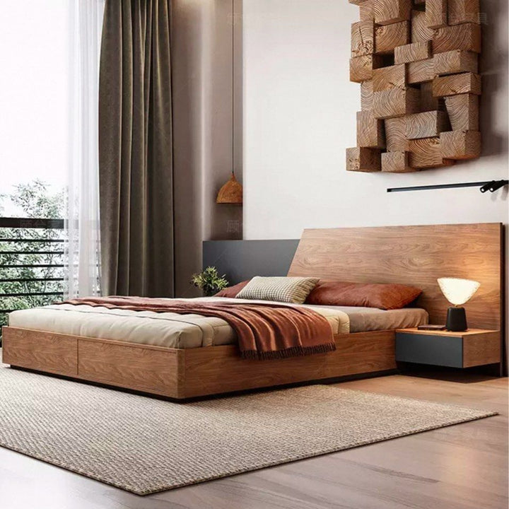 ACELIO Modern Storage Bedframe