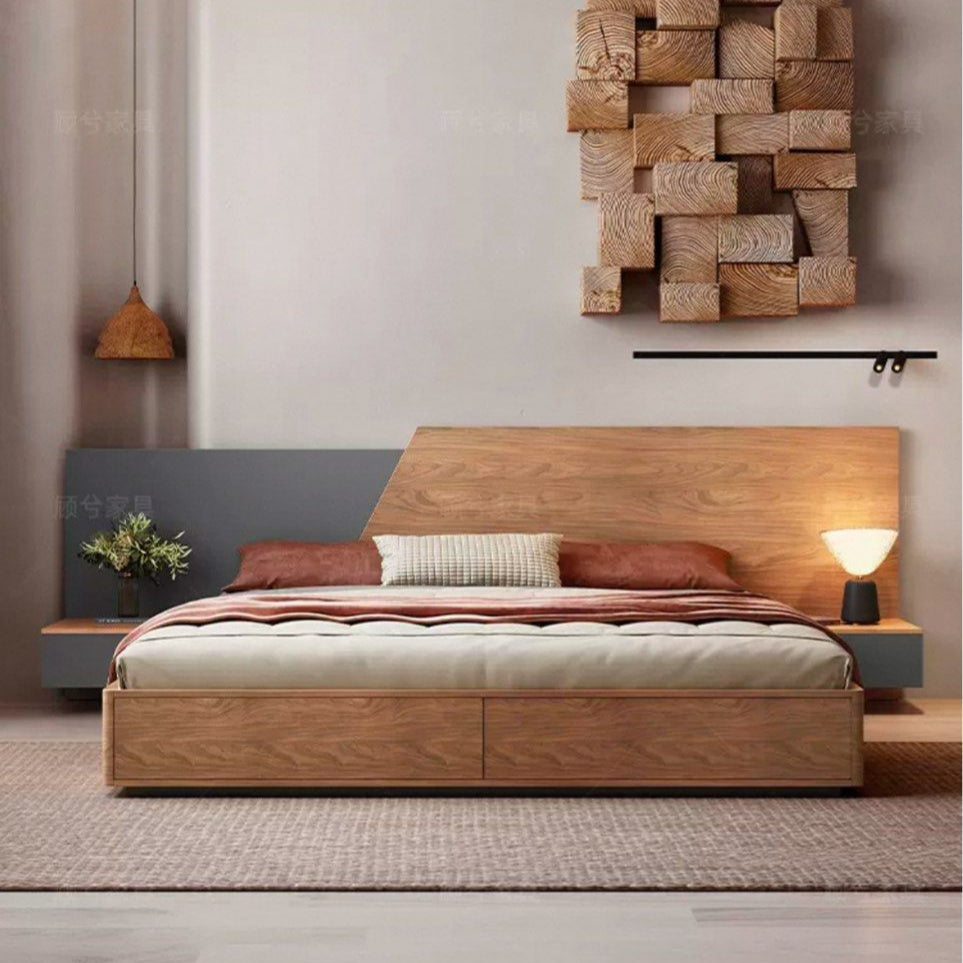 ACELIO Modern Storage Bedframe