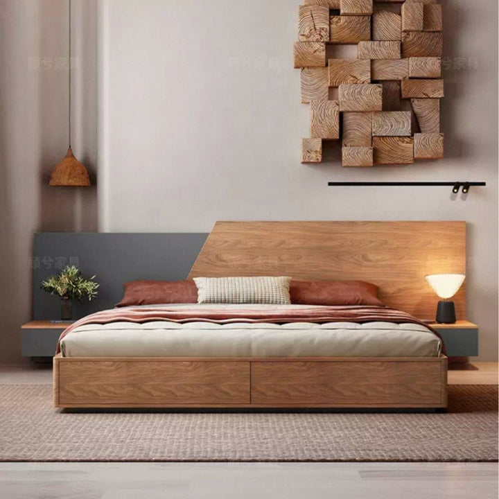 ACELIO Modern Storage Bedframe