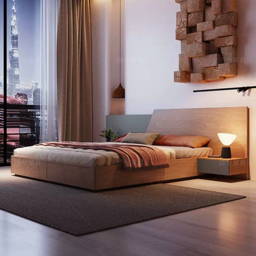 ACELIO Modern Storage Bedframe