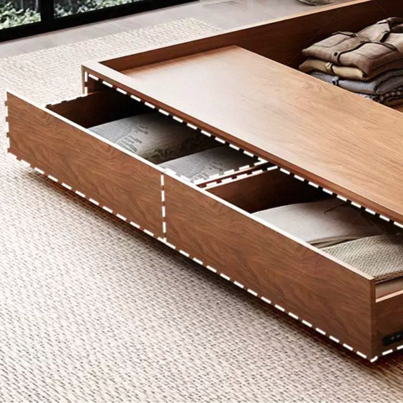 ACELIO Modern Storage Bedframe