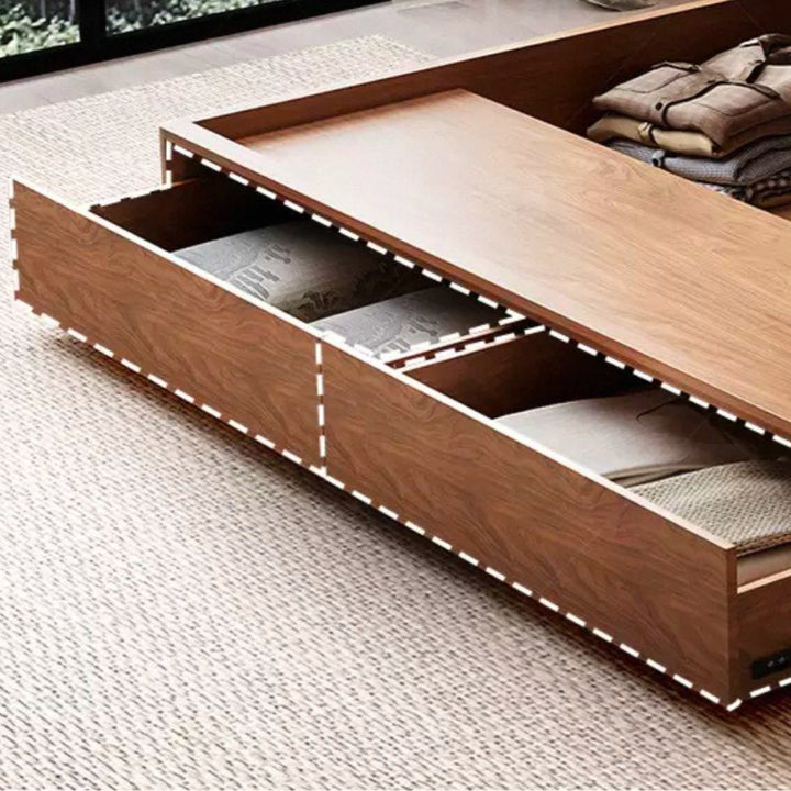 ACELIO Modern Storage Bedframe