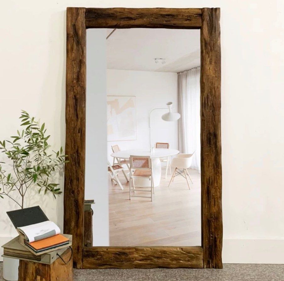 ACOVE Rustic Heavy Standing Mirror