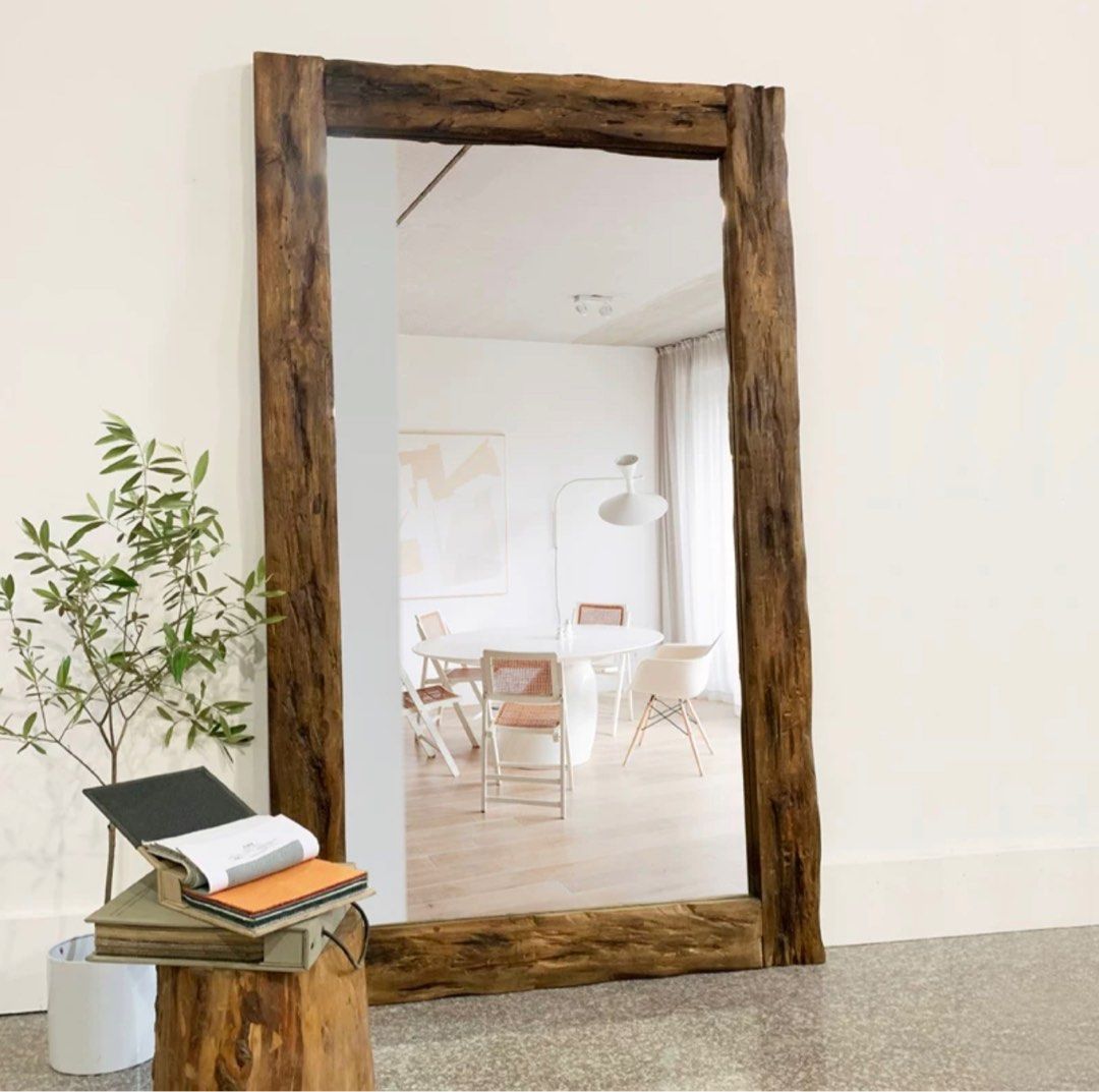 ACOVE Rustic Heavy Standing Mirror