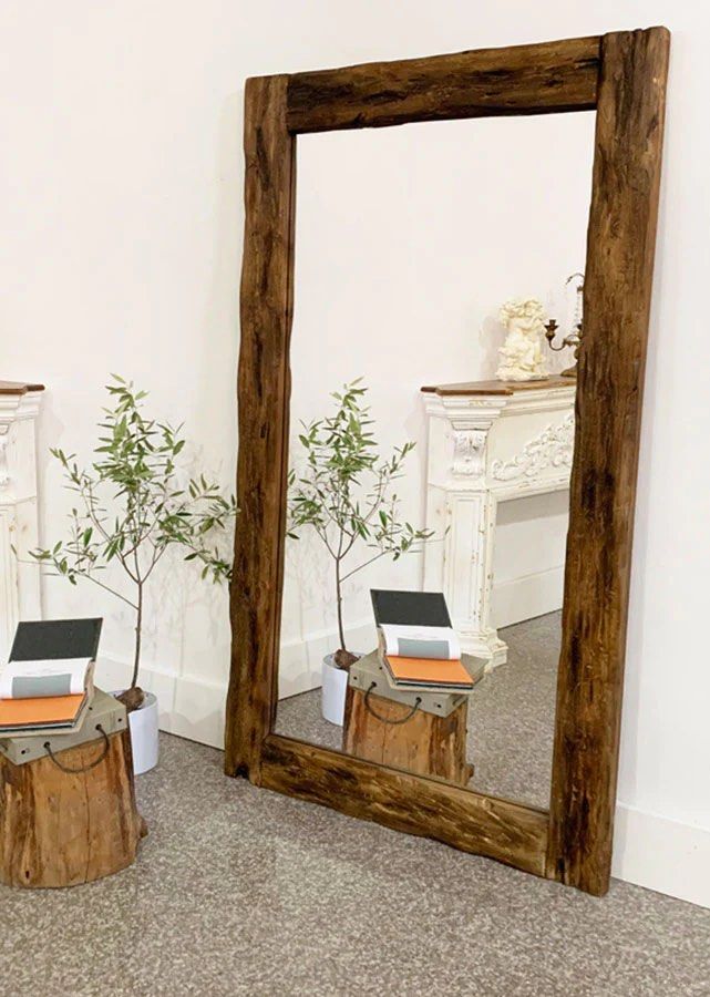 ACOVE Rustic Heavy Standing Mirror