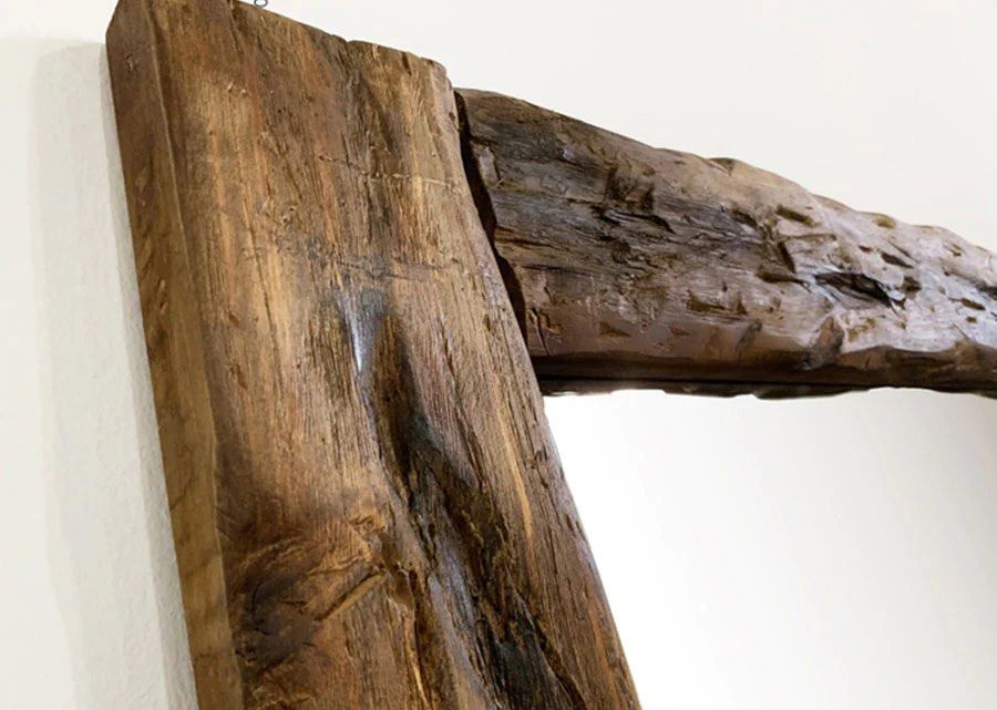 ACOVE Rustic Heavy Standing Mirror