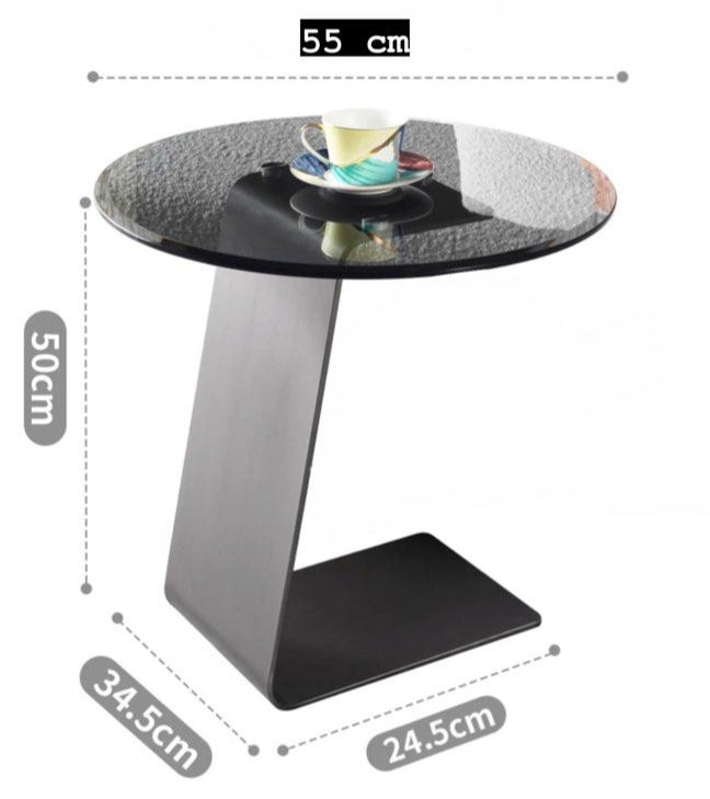 BENJY Glass End Table