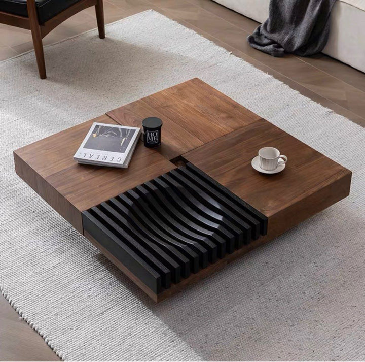 ACRA Modern Wood Coffee Table