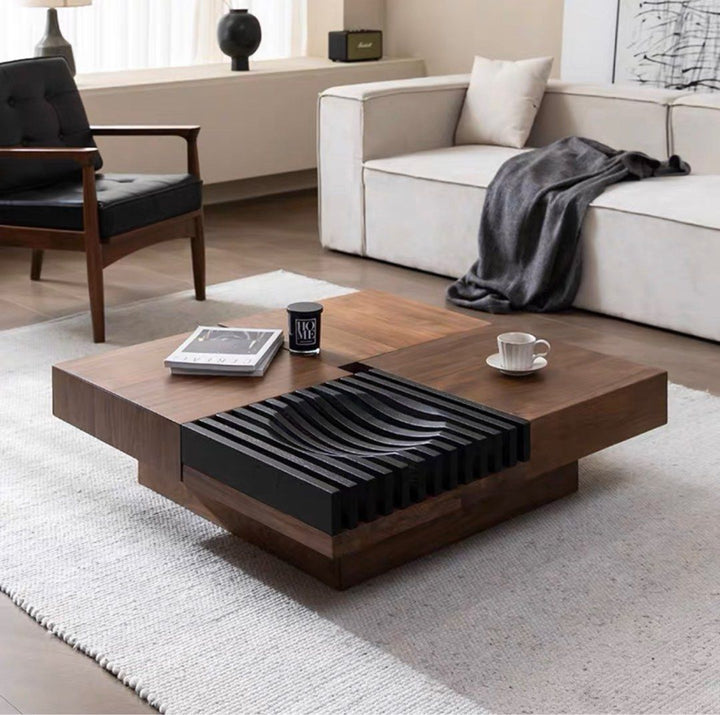 ACRA Modern Wood Coffee Table