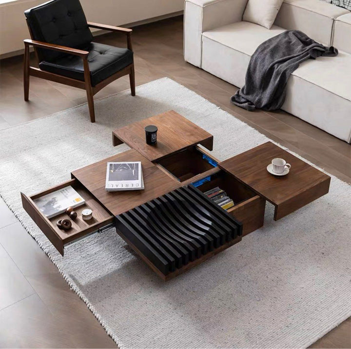 ACRA Modern Wood Coffee Table