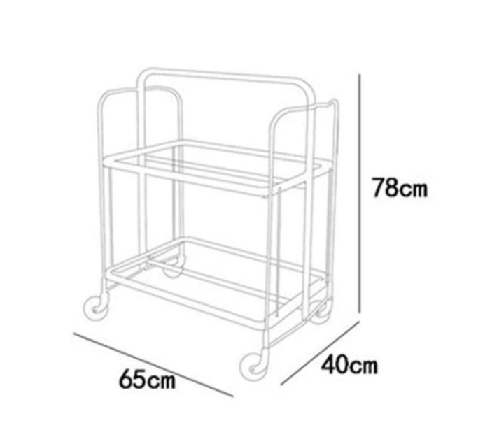 ADAL Stainless Steel Kitchen Trolley