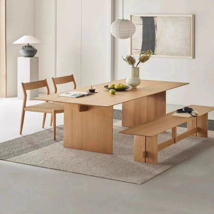 ANJO Modern Solid Wood Dining Table