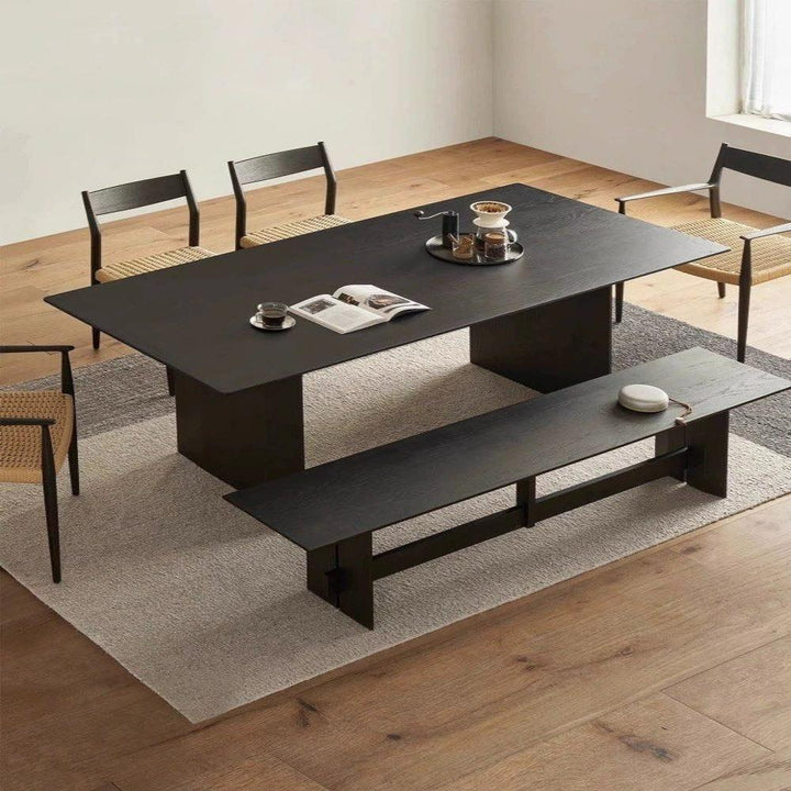 ANJO Modern Solid Wood Dining Table