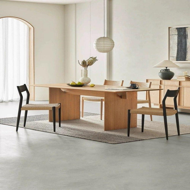ANJO Modern Solid Wood Dining Table