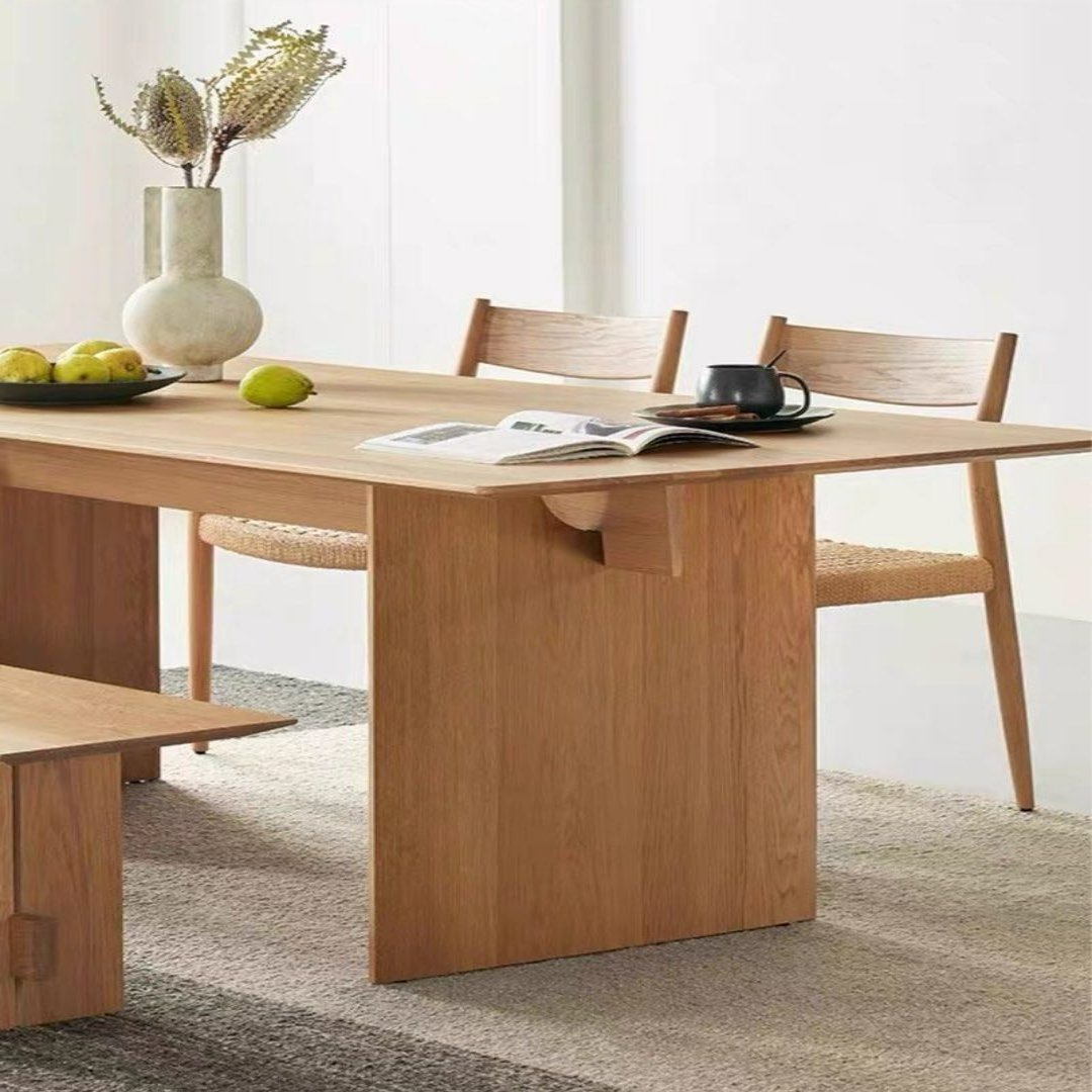ANJO Modern Solid Wood Dining Table