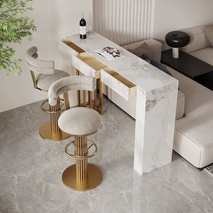 ADURE Modern Sintered Stone Bar Table