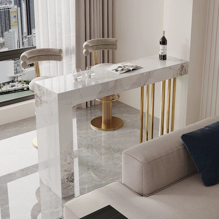 ADURE Modern Sintered Stone Bar Table