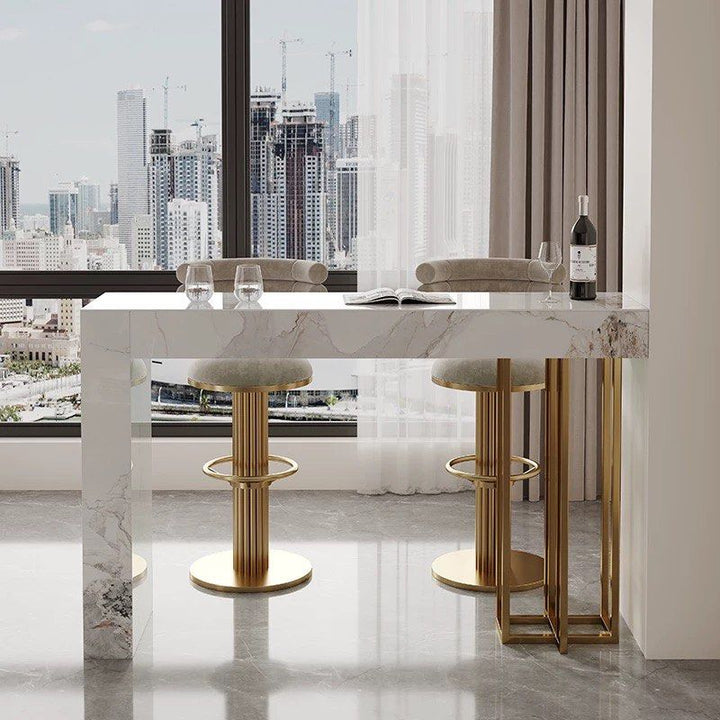 ADURE Modern Sintered Stone Bar Table