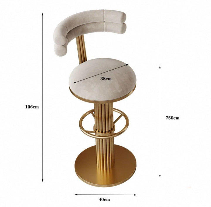 ADURE Modern Sintered Stone Bar Table