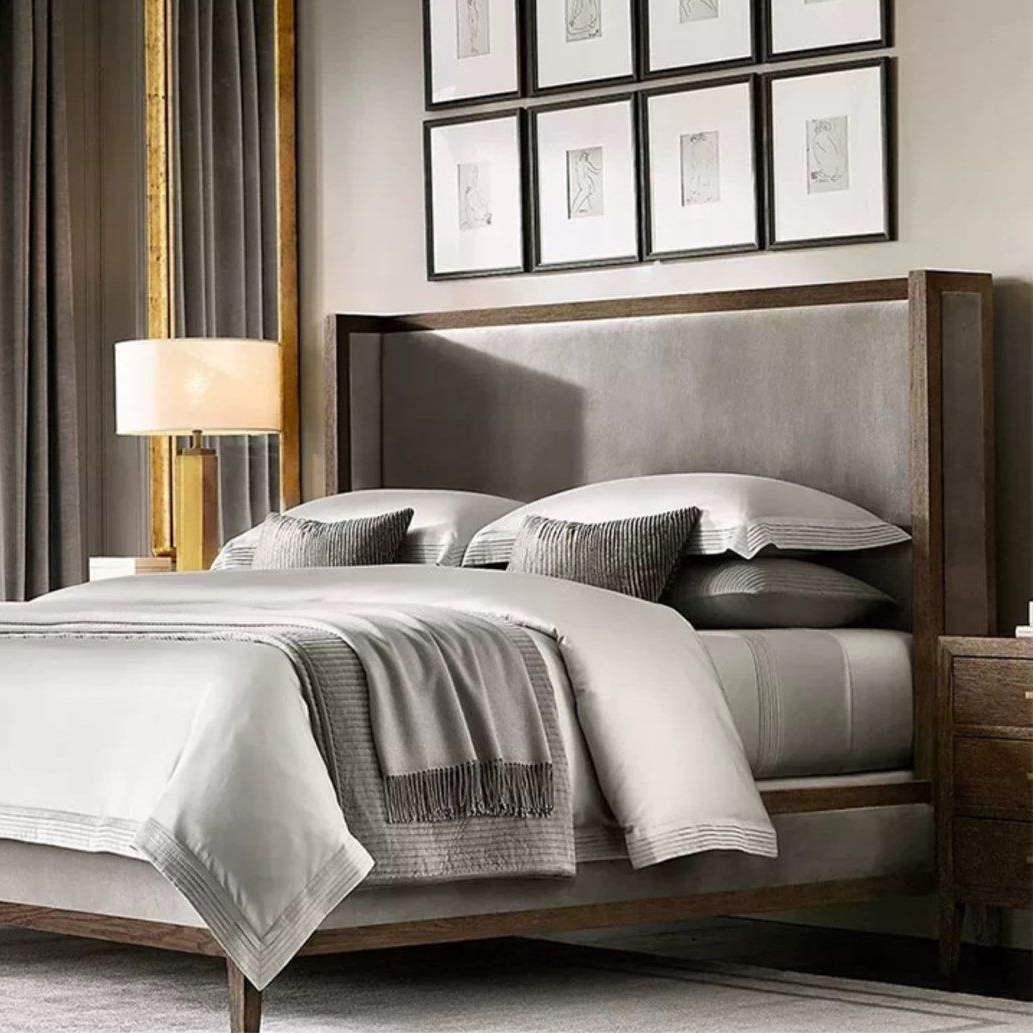 AELE Modern Solid Wood Bedframe