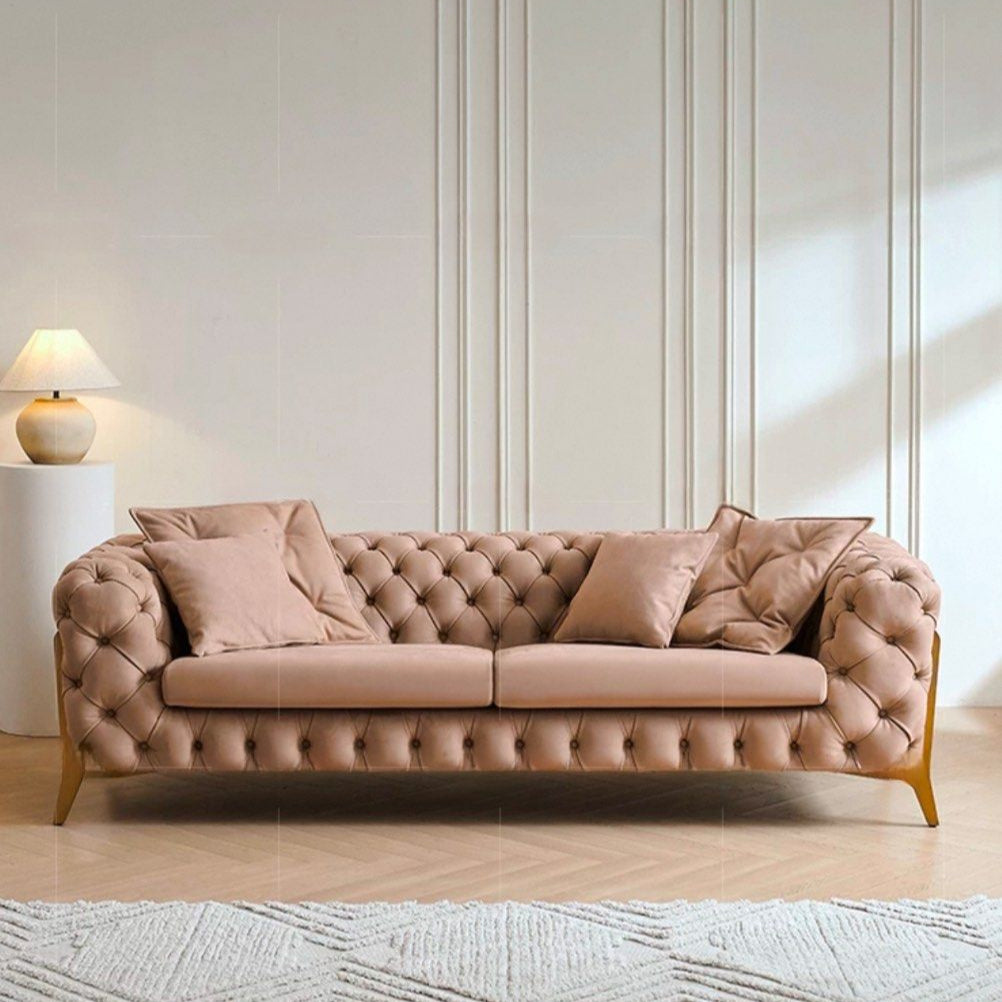 MEKIOS Victorian Chesterfield Sofa